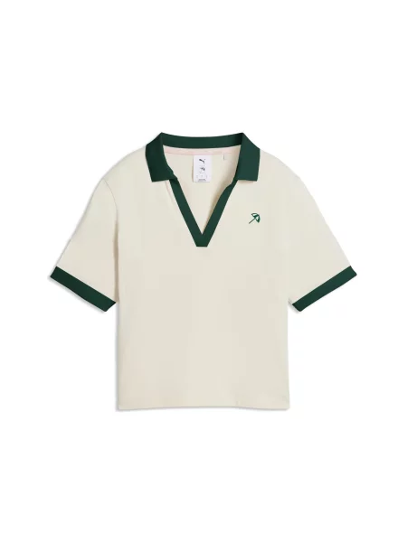 Koszulka polo golfowa PUMA x ARNOLD PALMER Modalon Akcesoria S biały