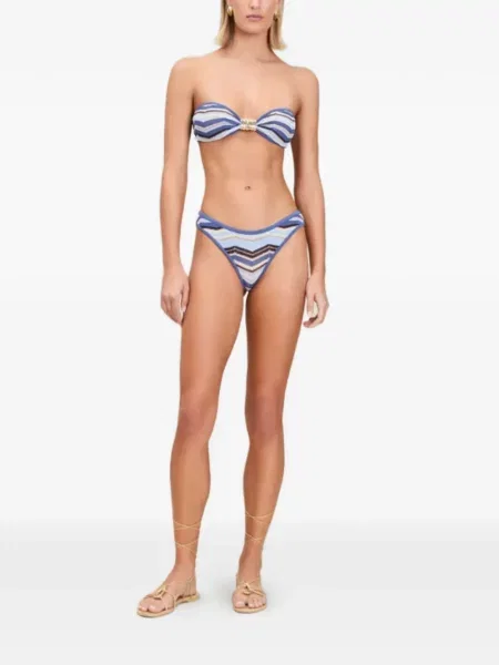 Bikini Devon tricotate albastru