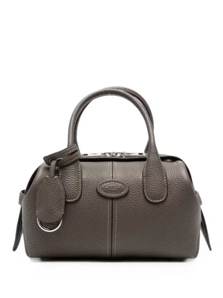 Geantă shopper Tod's cu autograf gri