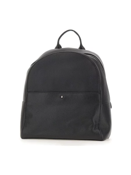 Torba Gianni Chiarini skórzana pleciona czarna
