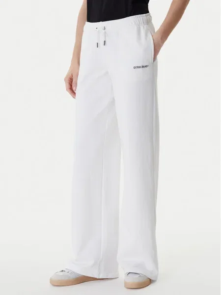 Guess Jeans Pantaloni trening alb