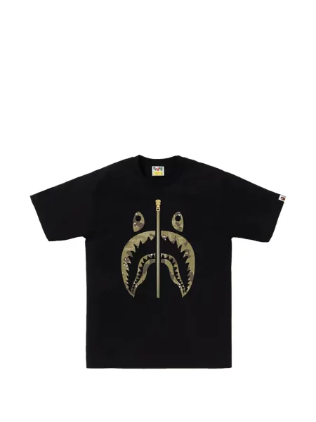 Koszulka A Bathing Ape® z nadrukiem czarna