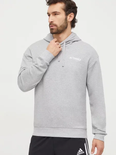 Sportovní mikina adidas TERREX šedá