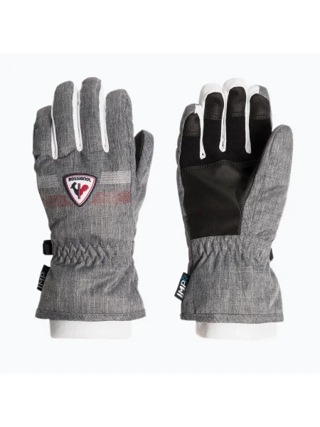 Mănuși de schi pentru femei Rossignol Jr Roc Impr G heather grey gri