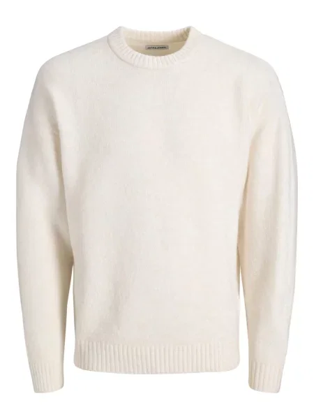 JACK & JONES Pulover JJESoho Ollie ecru