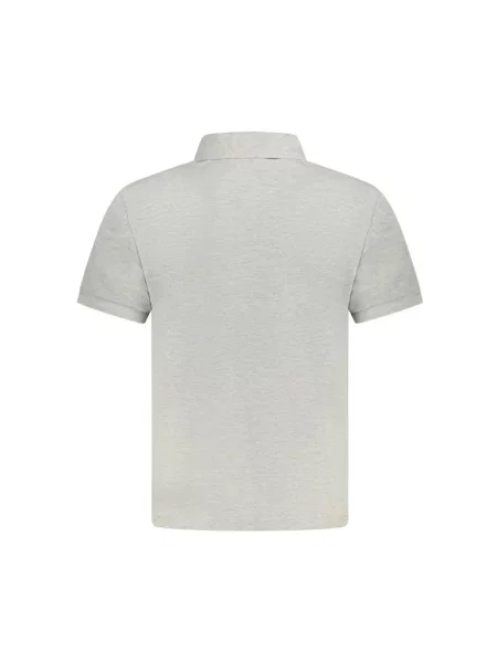 Koszulka polo North Sails z krótkim rękawem z logo szara