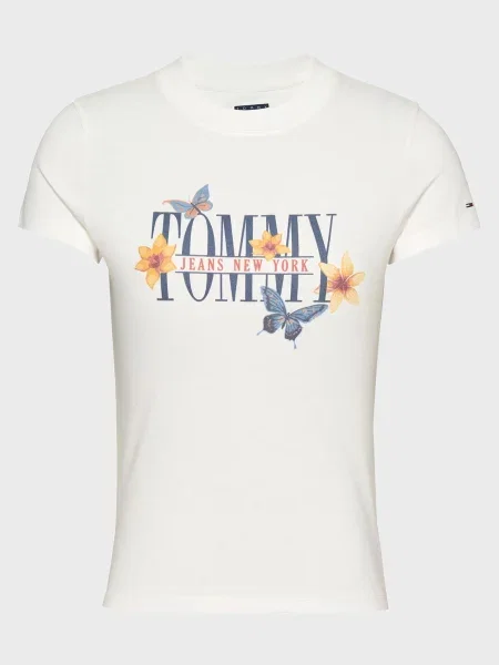 Футболка Tommy Jeans біла