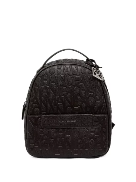 Rucsac Armani Exchange cu autograf maro