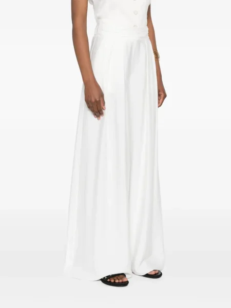 Pantaloni Nissa alb