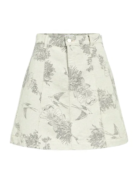 OBJECT Fustă OBJDARMI negru / denim alb