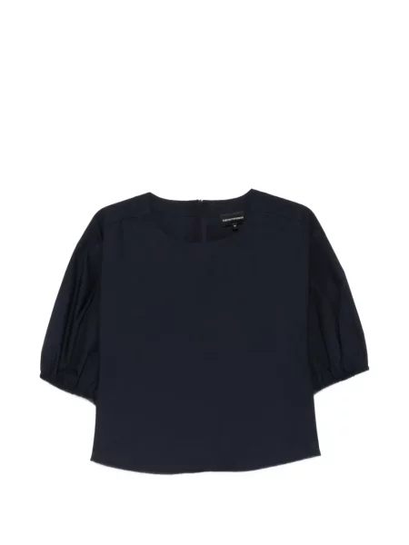 Bluză Emporio Armani albastru