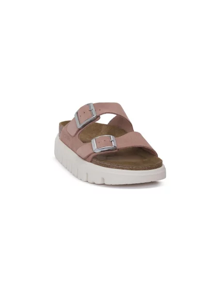 Chunky pantofle Birkenstock béžové