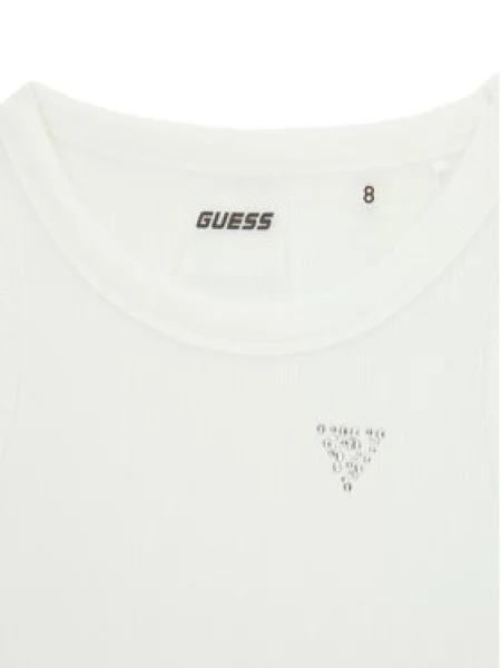 Dětské top Guess bílý