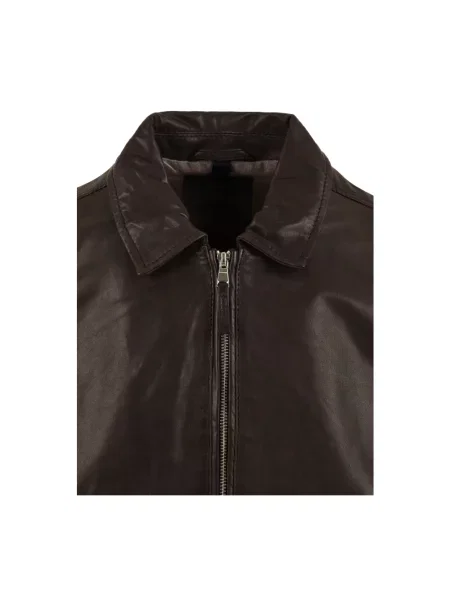 Kurtka skórzana The Jack Leathers brązowa