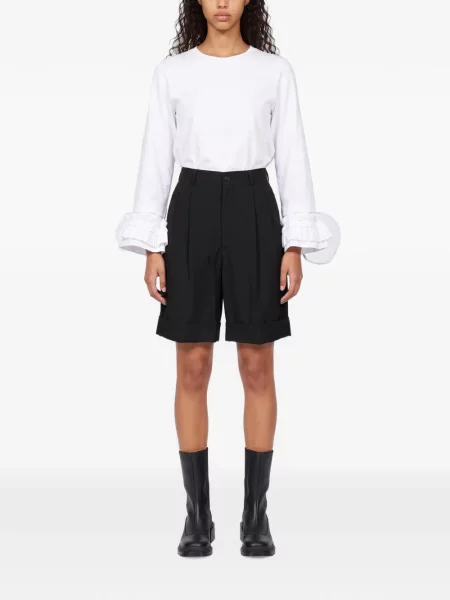 Pantaloni scurți Comme Des Garçons negru
