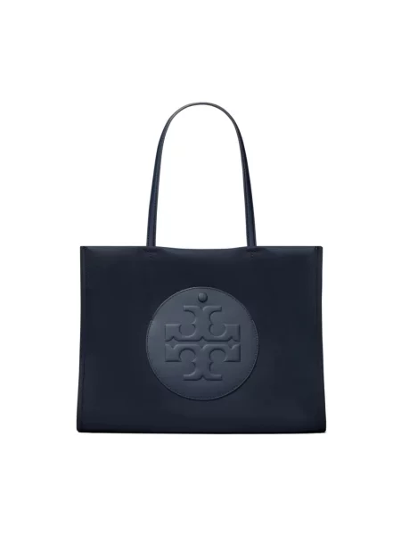 Shopperka Tory Burch niebieska