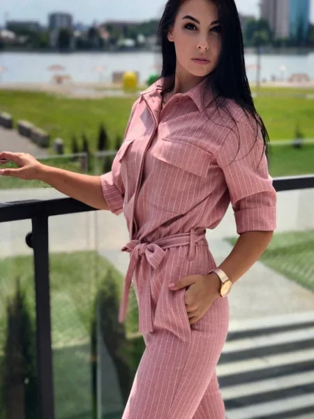 Повседневные брюки Ladylike розовые