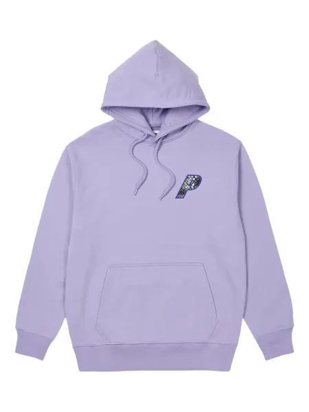 Суичър с качулка Palace с апликация със змийски принт виолетово