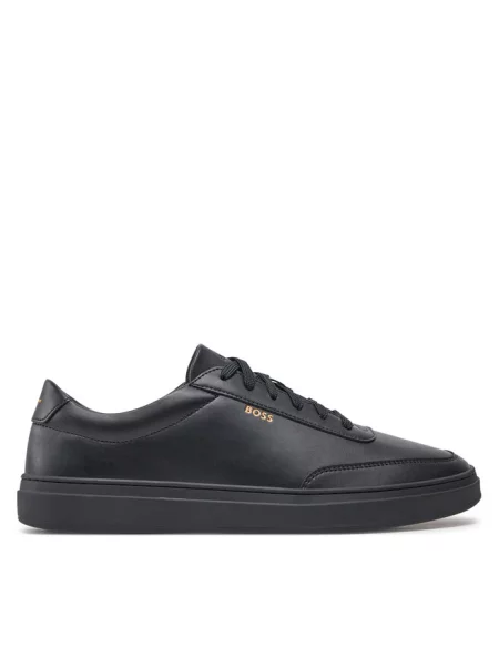 BOSS Buty treningowe Kieran_Tenn Mężczyźni skóra 42 czarny