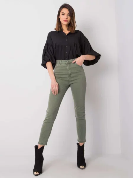 Pantaloni Rue Paris kaki