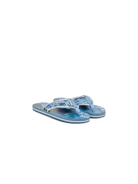 Žabky Aeronautica Militare camouflage blue modré