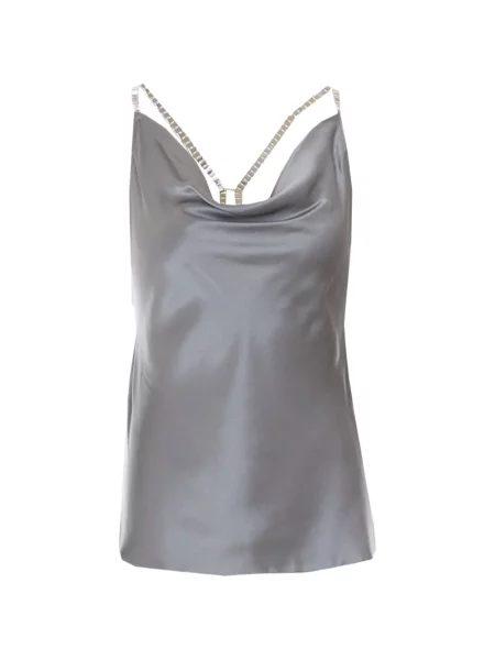 Top Patrizia Pepe de cristal gri