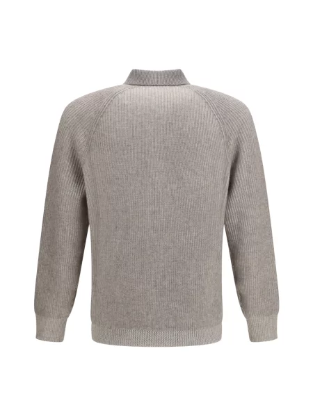 Koszulka polo Brunello Cucinelli beżowa