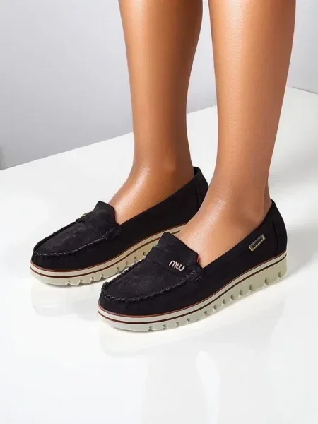 Mocasini Resti negru