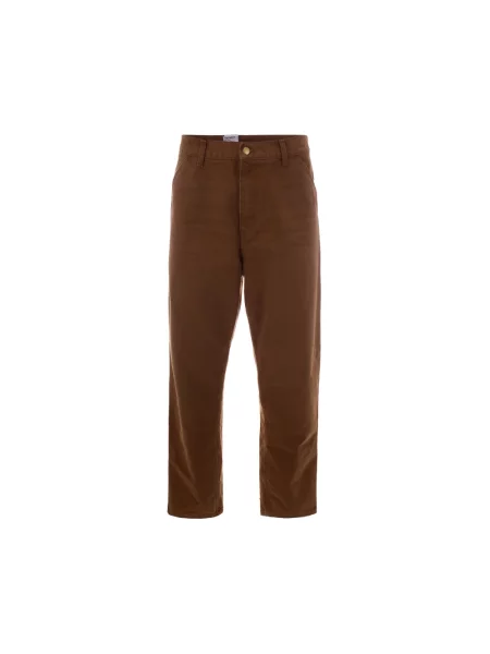 Spodnie Carhartt Wip brązowe