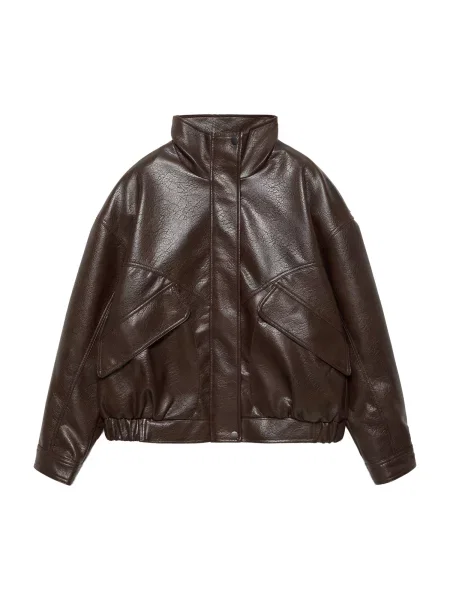 Pull&Bear Prehodna jakna čokolada