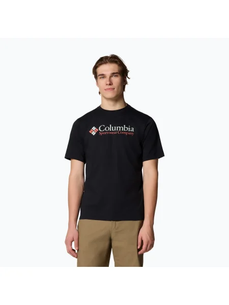 Columbia CSC Basic Logo fekete/csc retro logó férfi póló. Méret: S fekete