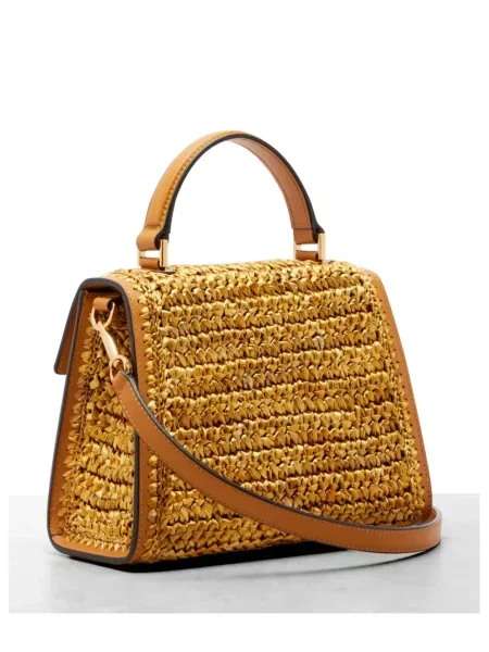 Geantă Valentino Garavani mini auriu