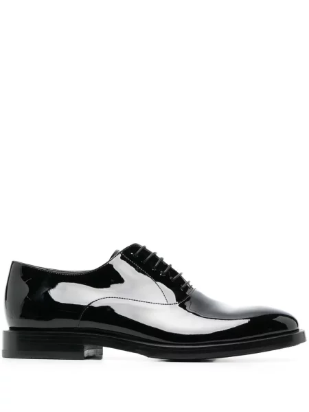 Oxford Brunello Cucinelli din piele negru