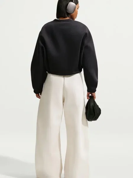 Nike Sportswear hanorac oversized pentru femei cu modal negru