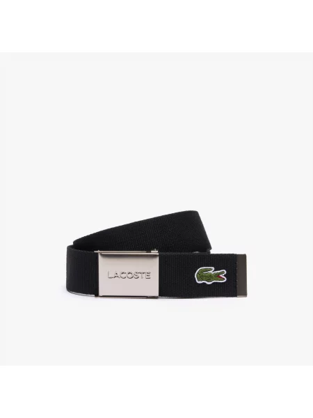 Lacoste Pasek Concept French Made czarny
