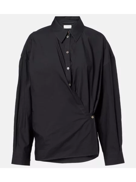 Cămașă Lemaire de mătase negru