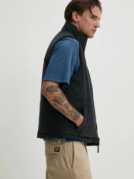 Елек с две лица Hollister Co. мъжки преходен модел черно