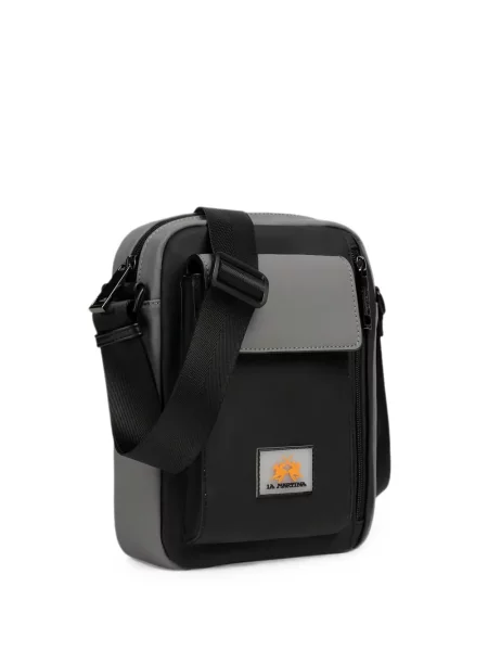 Geantă crossbody La Martina cu autograf negru