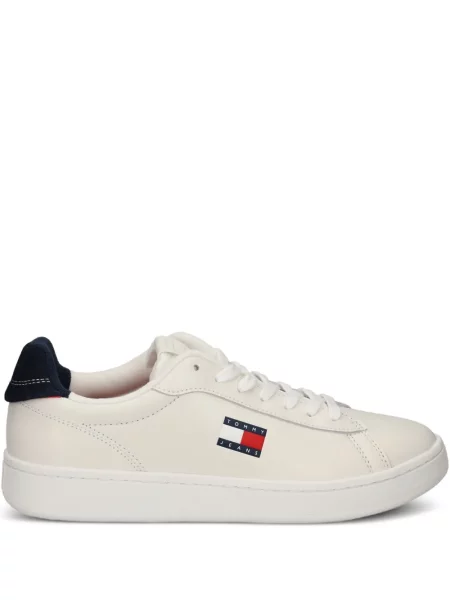 Sneakersy Tommy Jeans skórzane białe