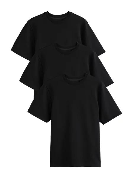 Next Tricou Motionflex' negru