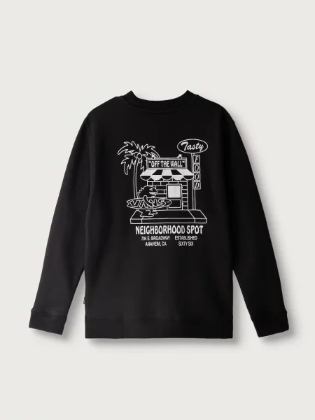 Vans hanorac pentru copii cu Food Spot Crew negru