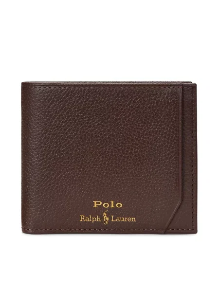 Novčanik Polo Ralph Lauren Tamno smeđa