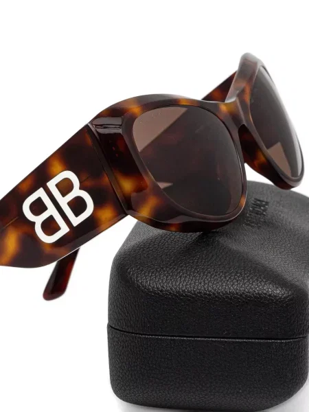 Slnečné okuliare Balenciaga Eyewear hnedá