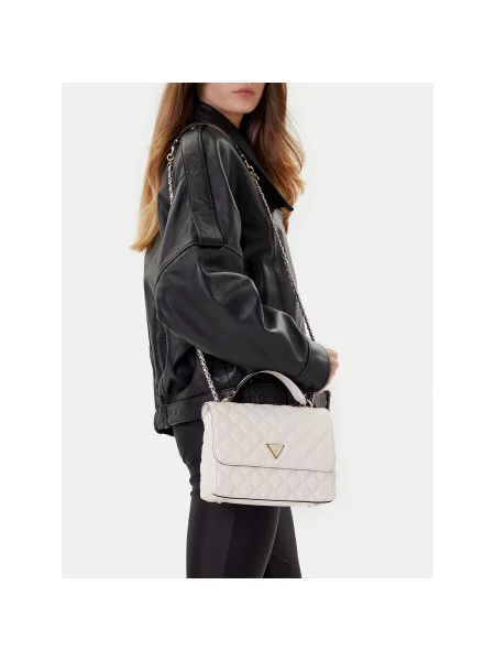 Τσάντα Guess Giully II λευκό