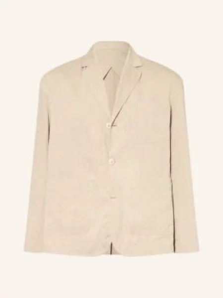 Jacquemus Kurtka La Veste Pastro Z Lnu beige beżowa