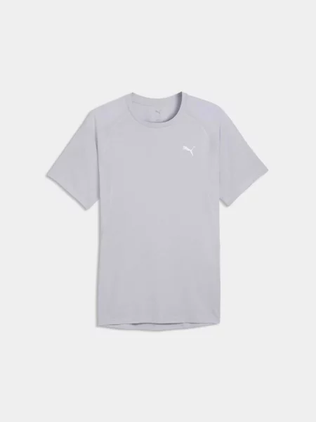 Спортивна футболка PUMA Run Velocity Tee Tri-blend комбінований верх сірий