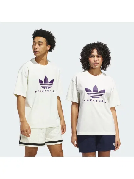 ADIDAS ORIGINALS Tričko fialkově modrá bílá