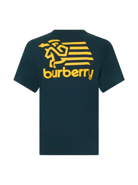 Koszulka Burberry z nadrukiem czarna