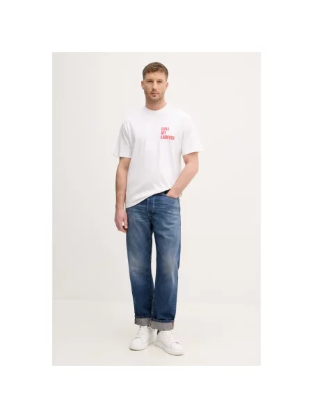 Jeansy straight leg Benetton niebieskie