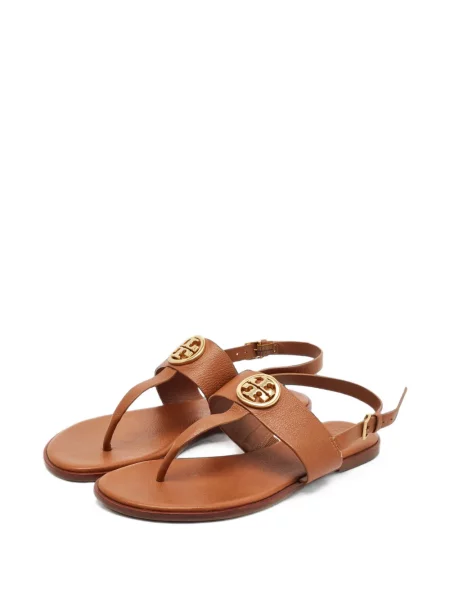 Chiloți tanga Tory Burch slingback maro